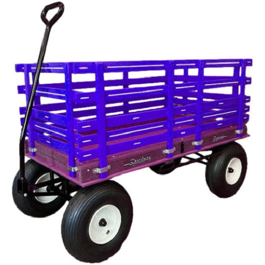 24″ x 48″ (Blue) 620 Speedway Express POLY Garden Wagon w/ Brakes 1200 #