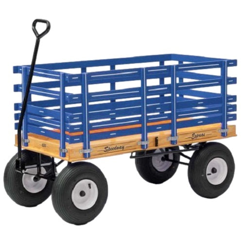 24″ x 48″ (Blue) 630 Speedway Express HD Wagon w/ Brakes 1200 #