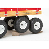 24″ x 58″ (Red) 870 Speedway Express HD Wagon w/ Side Racks 1200 #