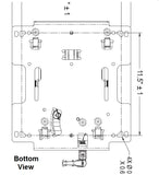 Low Profile Tractor Seat Mechanical Suspension