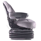 12v Mid Back Tractor Seat w/ Air Suspension