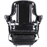 Heavy Duty Tractor Excavator Back Hoe Loader Seat w/ Suspension