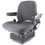 12v Mid Back Tractor Seat w/ Air Suspension for Kubota