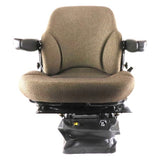 12v Mid Back Tractor Seat w/ Air Suspension for John Deere