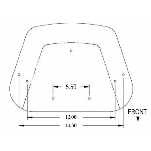 John Deere 2755 Seat Cushion Set, 2 Piece - AR65448-6