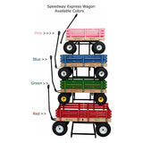 24″ x 40″ (Red) 800 Speedway Express HD Wagon w/ Side Racks 1200 #