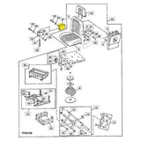 Seat Cushion Arm Rest Set For John Deere (New Style)