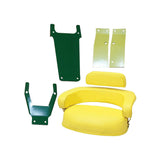 3 Piece Combine Harvester Loader Tractor Seat Cushion Assembly for John Deere