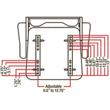 Compact Tractor Fork Lift Lawn Mower Loader Seat w/ Slide Tracks