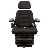 High Back Seat w/ Swivel & Mechanical Suspension