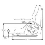 Industrial Forklift Seat w/ Seat Belt