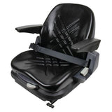 Premium Integrated Suspension Forklift / Tractor Seat w / Armrest