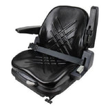 Premium Integrated Suspension Forklift / Tractor Seat w / Armrest