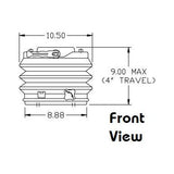 Narrow Compact Base Tractor Seat Mechanical Suspension