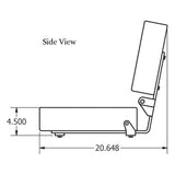 Economy Forklift Seat w/ Slides