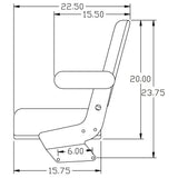 Case / International Harvester / Massey Ferguson Seat Assembly