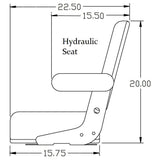 Case / International Harvester / Massey Ferguson Seat Assembly