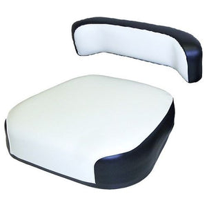 2 Piece Tractor Seat Cushion Set for Oliver / White / Minneapolis-Moline