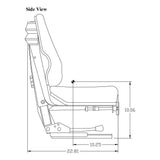 Compact / Utility / Industrial Tractor Suspension Seat Assembly