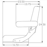 Tractor Seat Assembly for International / David Brown