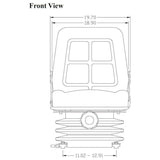 Tractor Seat for Skid Steer, Mowers, Cranes, Rollers, Excavators w/ Suspension