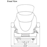 Skid Loader Fork Lift Zero Turn Lawn Mower Tractor Seat w/ Suspension