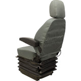 24v Heavy Duty Excavator / Dump Truck Seat w/ Air Suspension