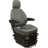 24v Heavy Duty Excavator / Dump Truck Seat w/ Air Suspension