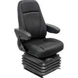 24v Heavy Duty Excavator / Dump Truck Seat w/ Air Suspension