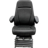 24v Heavy Duty Excavator / Dump Truck Seat w/ Air Suspension