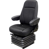 24v Heavy Duty Excavator / Dump Truck Seat w/ Air Suspension