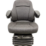 24v Heavy Duty Excavator / Dump Truck Seat w/ Air Suspension