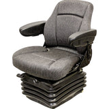 24v Heavy Duty Excavator / Dump Truck Seat w/ Air Suspension