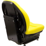 Tractor Seat for Skid Steer, Mowers, Cranes, Rollers, Excavators w/ Suspension