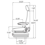 Heavy Duty Excavator / Dump Truck / Loader Seat w/ Mechanical Suspension