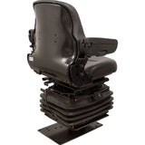 12v Heavy Duty Backhoe / Loader Seat w/ Pedestal & Air Suspension