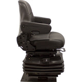 12v Heavy Duty Backhoe / Loader Seat w/ Pedestal & Air Suspension