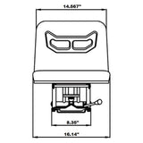 Farm Tractor Seat w/ Suspension