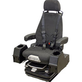 24v Heavy Duty Backhoe / Excavator / Loader Seat w/ Air Suspension