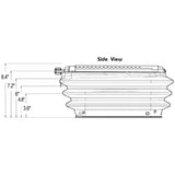 Narrow Tractor Seat Mechanical Suspension