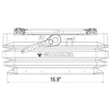 Heavy Duty Extra Wide Tractor Seat Mechanical Suspension