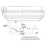 Heavy Duty Extra Wide Tractor Seat Mechanical Suspension