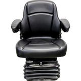 24v Heavy Duty Excavator / Dump Truck Seat w/ Air Suspension