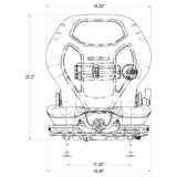 Tractor Seat for Skid Steer, Mowers, Cranes, Rollers, Excavators w/ Suspension