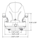 Skid Loader Fork Lift Zero Turn Lawn Mower Tractor Seat w/ Suspension