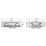 Low Profile Tractor Seat Mechanical Suspension