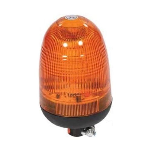 80 LED Warning Beacon Flasher Blinker Pipe Mount w/ Flexible Rubber Base