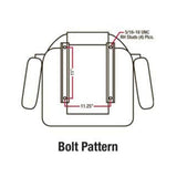 High Back Industrial Seat w/ Suspension, Slide Tracks & Armrests