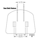 2 Pc Tractor Seat Cushion Set for Ford ( Flip Up Style )