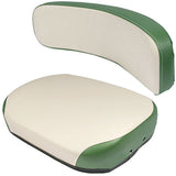 2 Piece Tractor Seat Cushion Set for Oliver / White